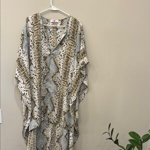 Buddy Love Animal Print bathing suit cover up